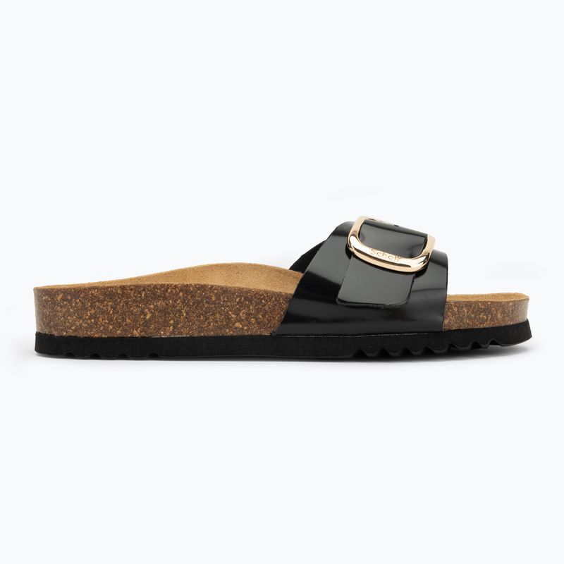 Scholl Kathleen Printed Leather дамски джапанки black 2