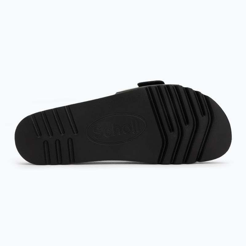 Scholl Kathleen Printed Leather дамски джапанки black 4
