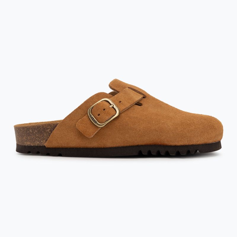 Дамски джапанки Scholl Fae Suede cognac 2