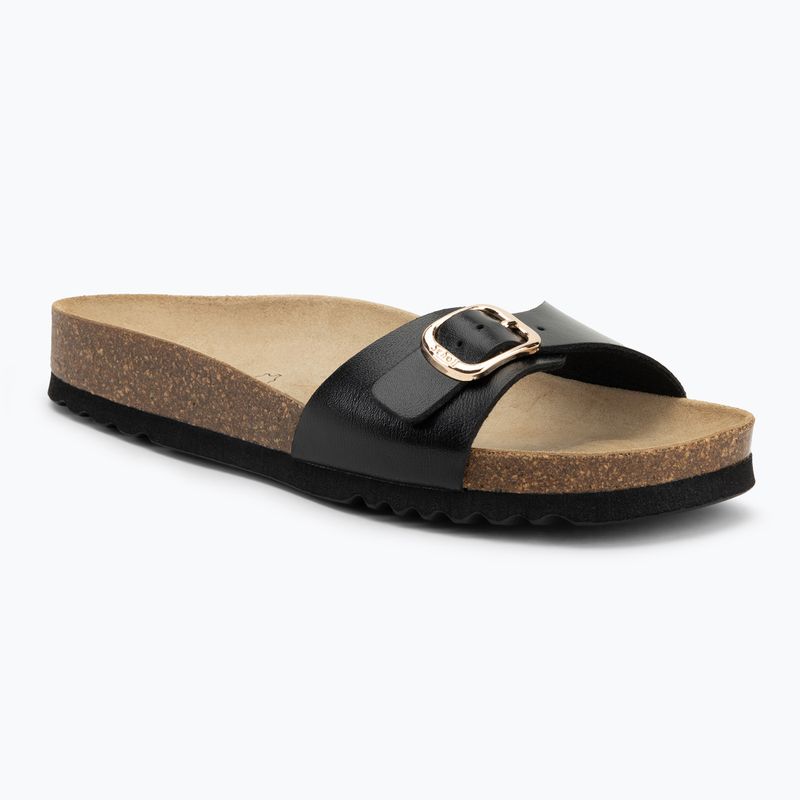 Scholl Estelle Laminated black дамски джапанки