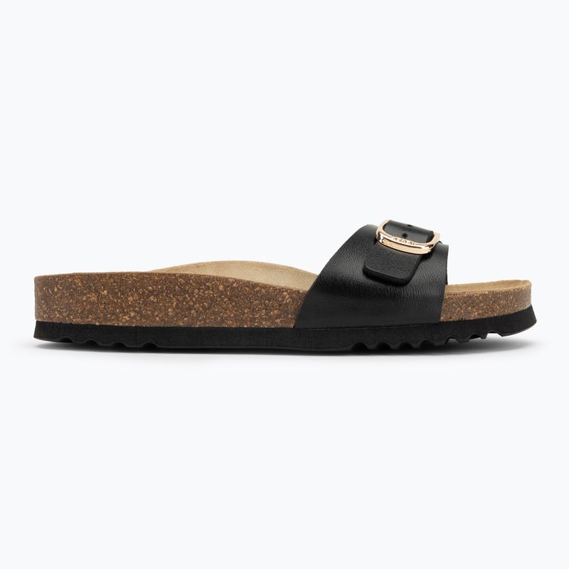 Scholl Estelle Laminated black дамски джапанки 2
