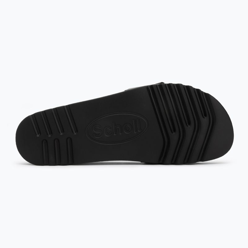 Scholl Estelle Laminated black дамски джапанки 4