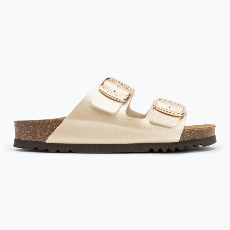 Scholl Josephine Metal light gold дамски джапанки 2