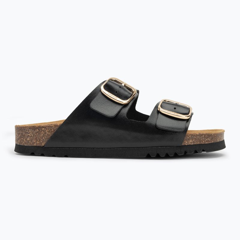 Дамски джапанки Scholl Josephine Laminated black 2