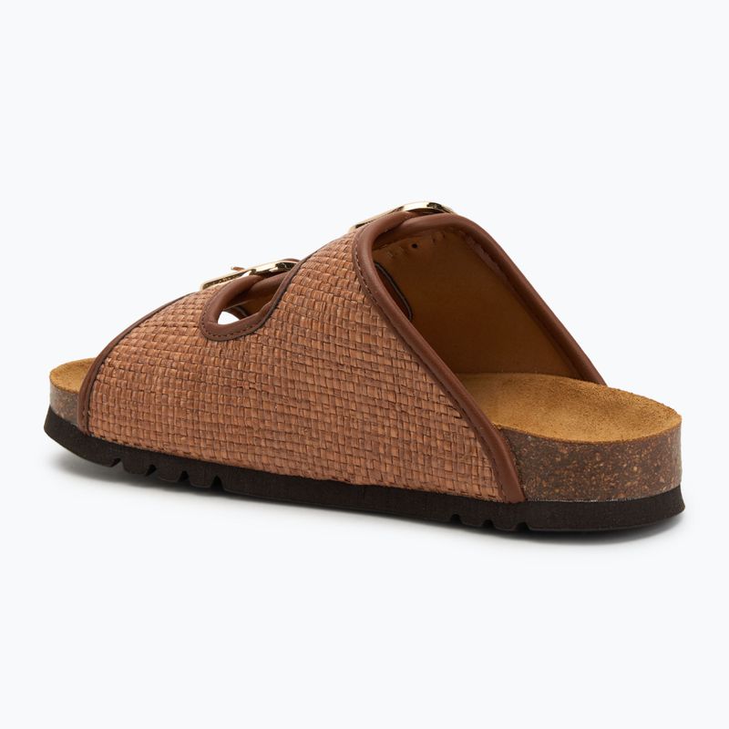 Scholl Noelle Raffia дамски джапанки cognac 3