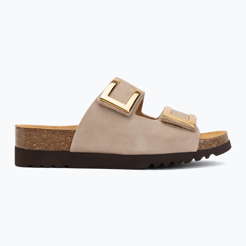 Дамски чехли Scholl Montery 2 Straps Ad Med beige 2