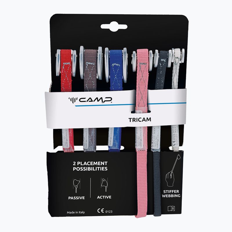 Комплект клеми за катерене CAMP Tricam 6 pcs 2