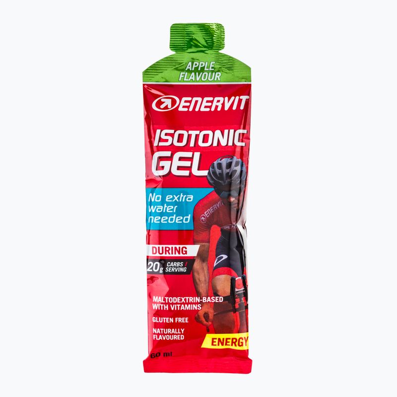 Enervit изотоничен гел 60ml ябълка 96610
