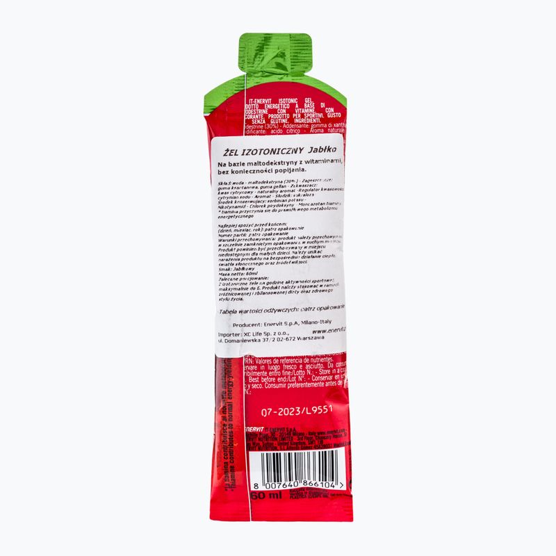 Enervit изотоничен гел 60ml ябълка 96610 2