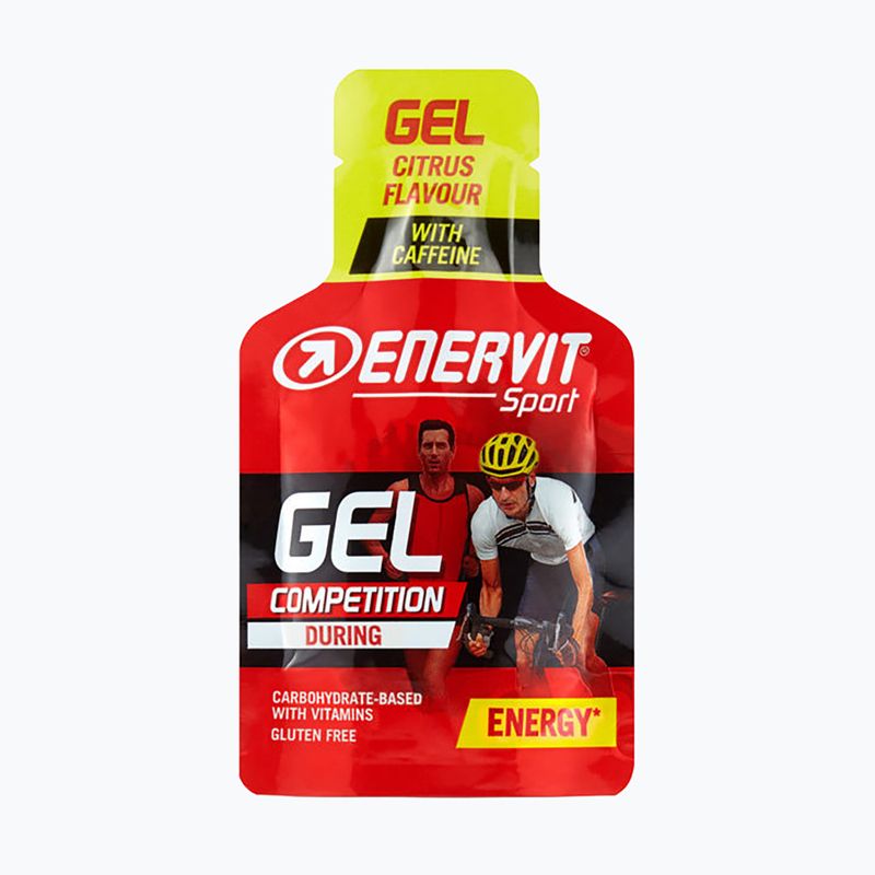 Enervit енергиен гел 25 ml цитрус с кофеин