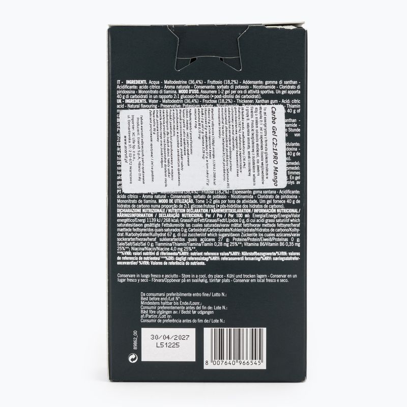 Комплект енергийни желета Enervit Carbo Gel C2:1Pro 7 pcs x 60 ml mango 2