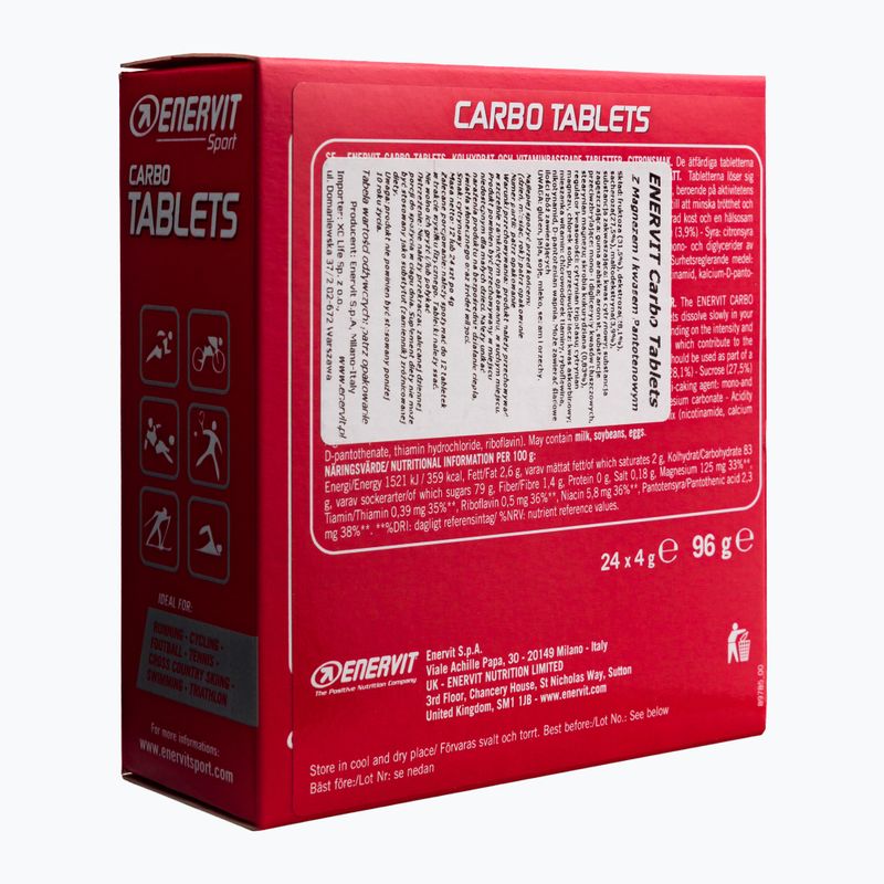 Chew Carbo Enervit въглехидрати 24 таблетки лимон 98378 2