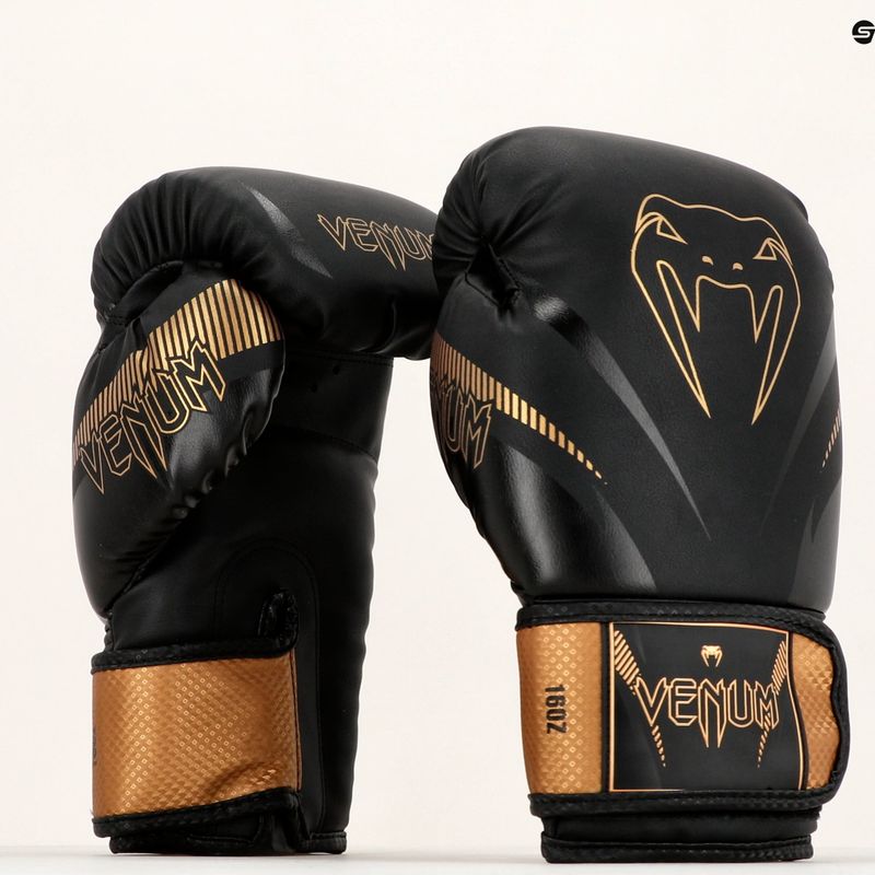 Venum Impact боксови ръкавици кафяви VENUM-03284-137-10OZ 8