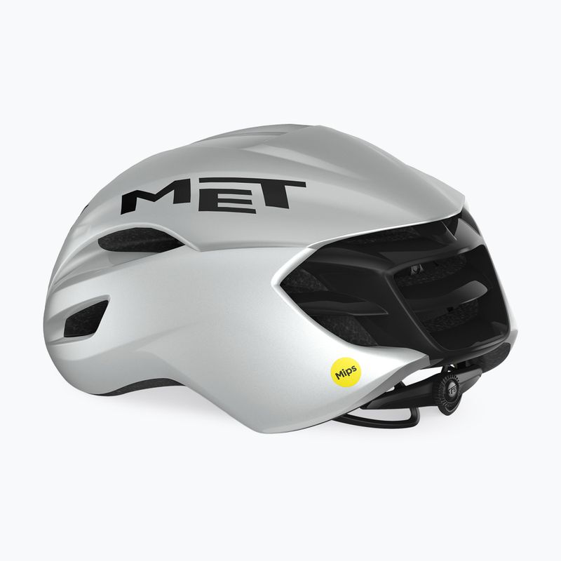 Велосипедна каска MET Manta MIPS white holographic glossy 2