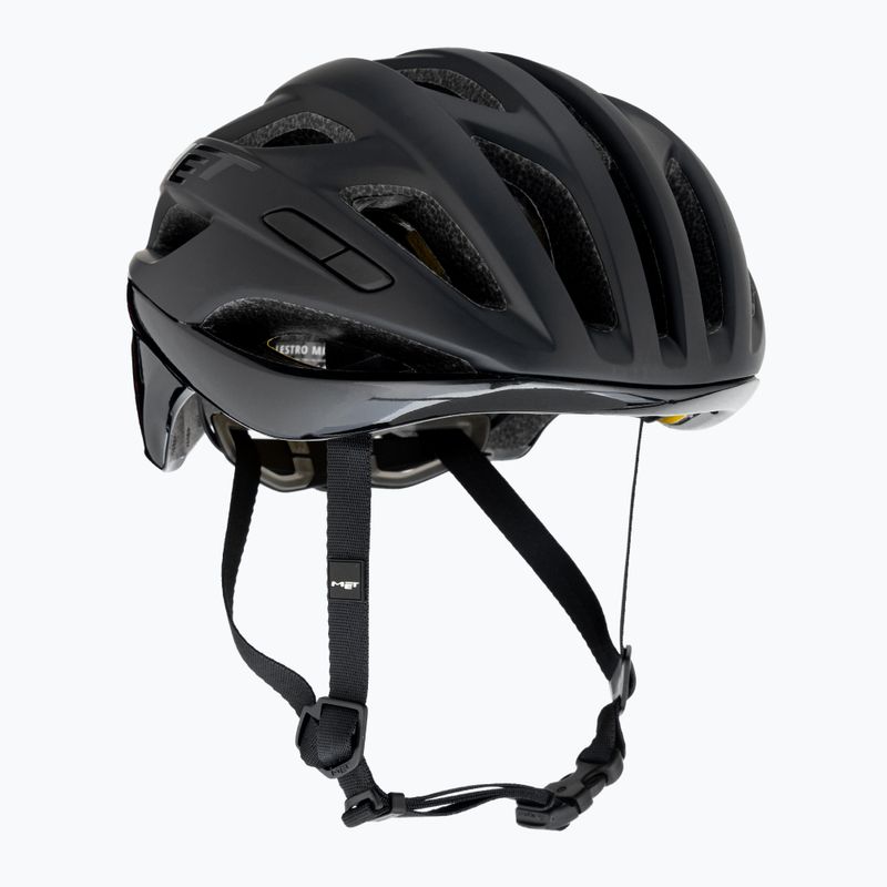 Велосипедна каска MET Estro Mips black matt glossy