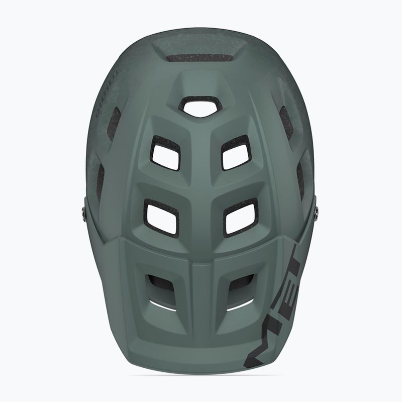 Велосипедна каска MET Terranova sage green/black matt 7