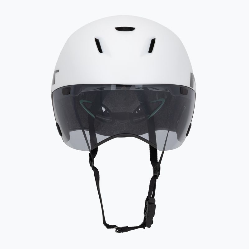 Велосипедна каска MET Codatronica white/silver matt glossy 2