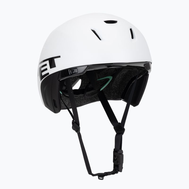 Велосипедна каска MET Codatronica white/silver matt glossy 8