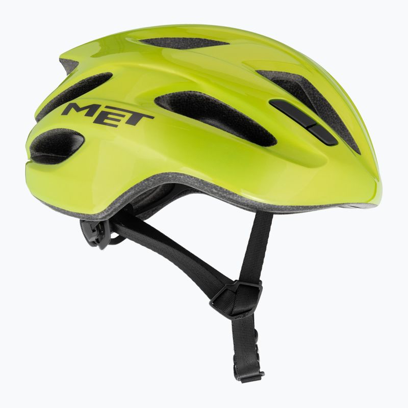 Велосипедна каска MET Idolo lime yellow metallic glossy 4