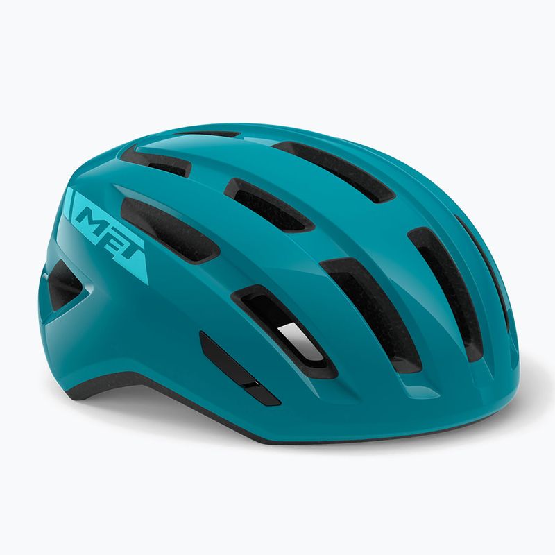 Велосипедна каска MET Miles teal glossy 6