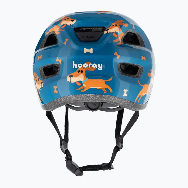 Детска велосипедна каска MET Hooray blue teckel glossy 3