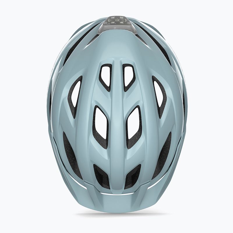 Велосипедна каска MET Crossover stone blue matt 4