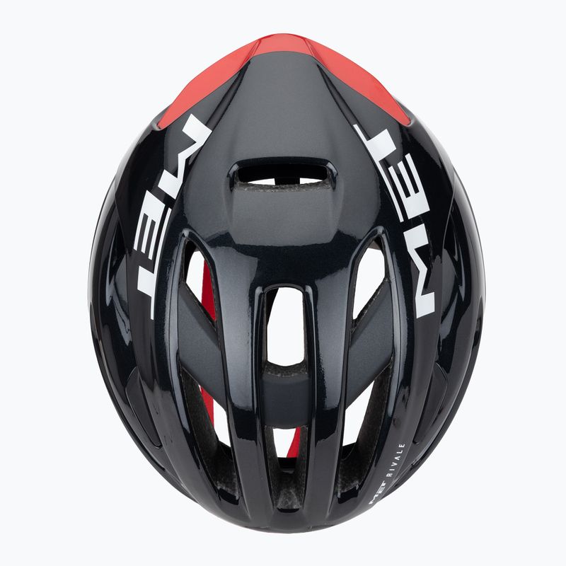 Велосипедна каска MET Rivale II Mips black/red glossy 6