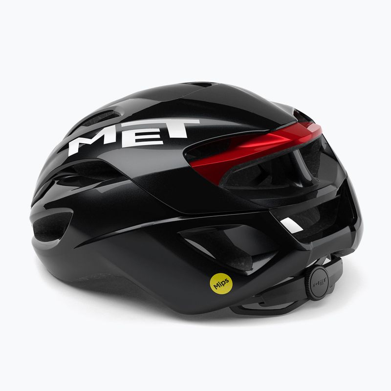 Велосипедна каска MET Rivale II Mips black/red glossy 3