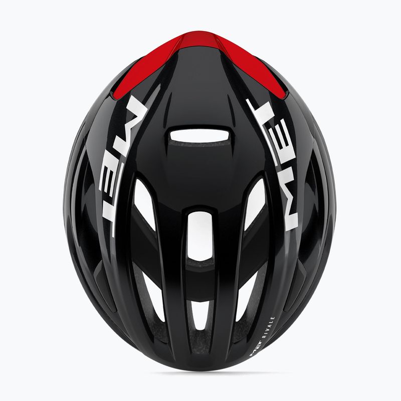 Велосипедна каска MET Rivale II Mips black/red glossy 5