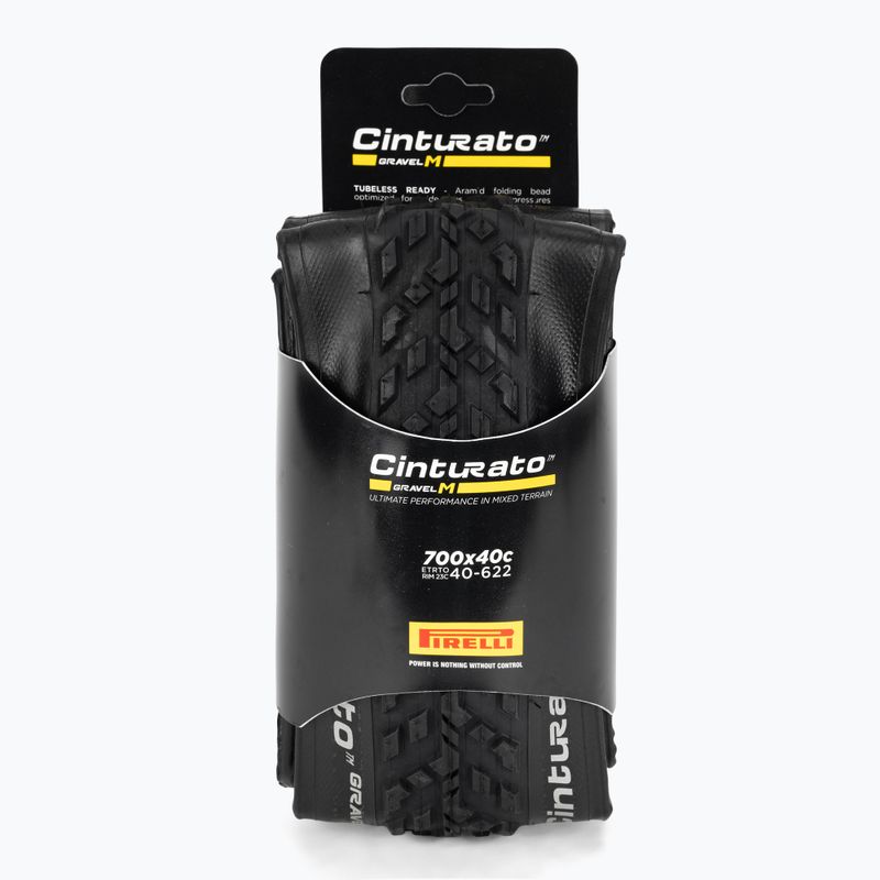 Велосипедна гума Pirelli Cinturato Gravel Mixed TLR 700 x 40C black 2