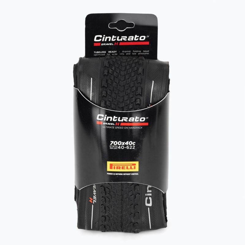 Велосипедна гума Pirelli Cinturato Gravel Hard TLR 700 x 45C black 2