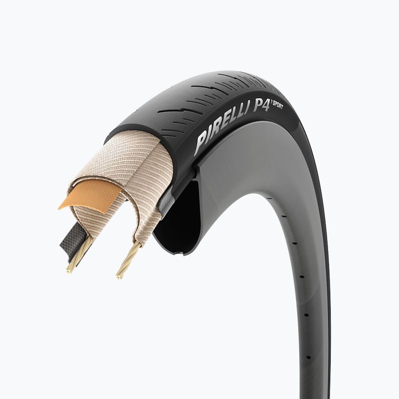 Велосипедна гума Pirelli P4 Sport 700 x 28C black 2