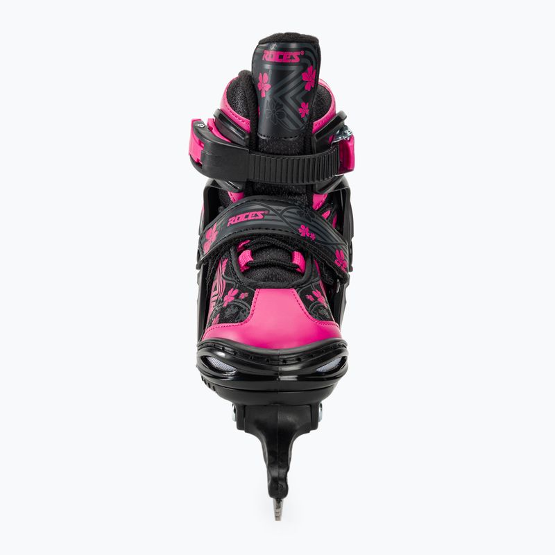 Roces Jokey Ice 3.0 Детски кънки за момичета черно/розово 5