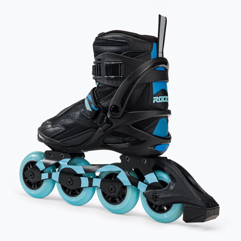 Дамски ролкови кънки Roces Helium II TIF black/azure 3