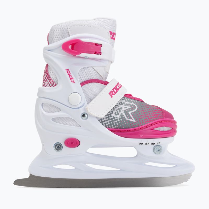 Детски кънки Roces Jokey Ice X white/pink 2