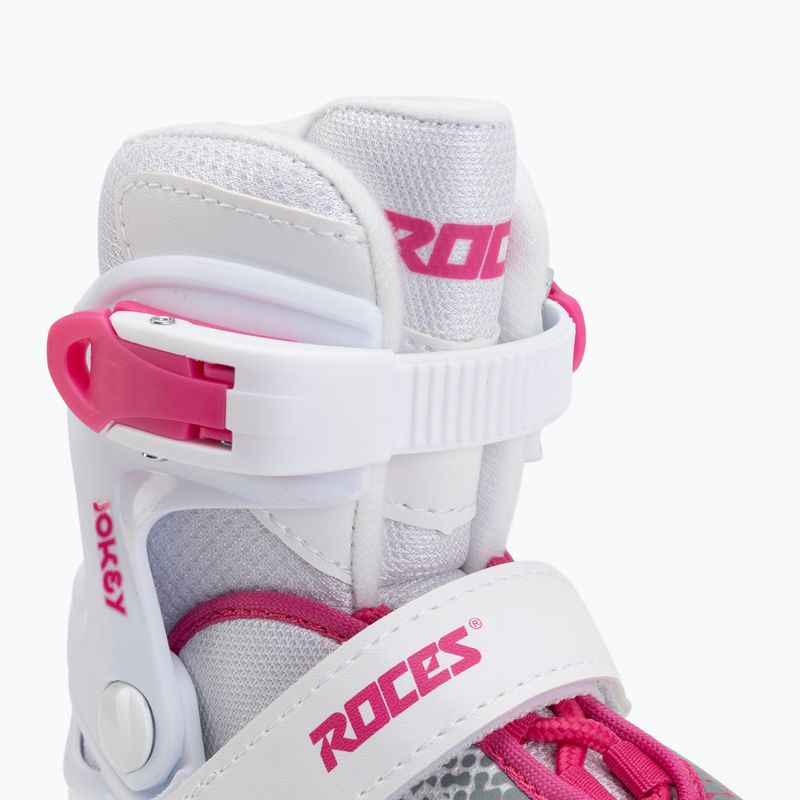 Детски кънки Roces Jokey Ice X white/pink 5