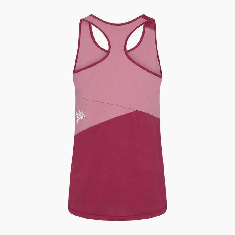 Дамска тениска за катерене LaSportiva Charm Tank pink O80405502 2