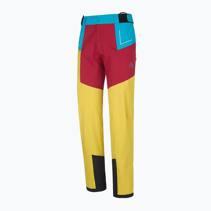 Мъжки панталони за туризъм с мембрана La Sportiva Crizzle EVO Shell sangria/electric blue 6