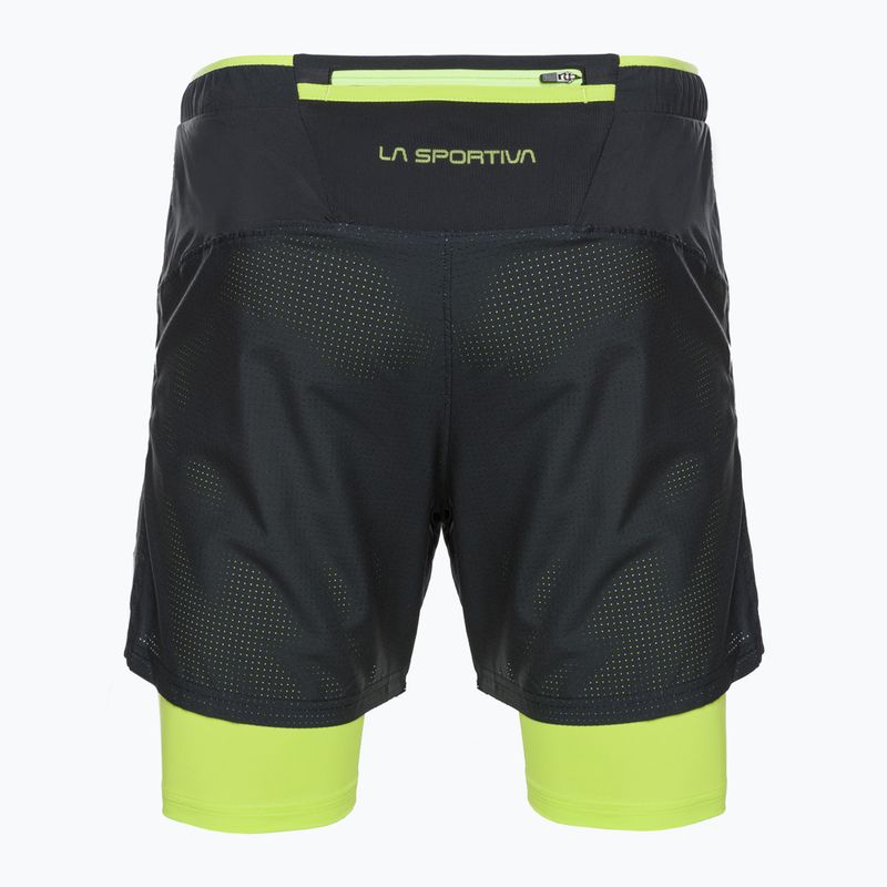Мъжки къси панталони за бягане La Sportiva Trail Bite black/yellow P79999729 2