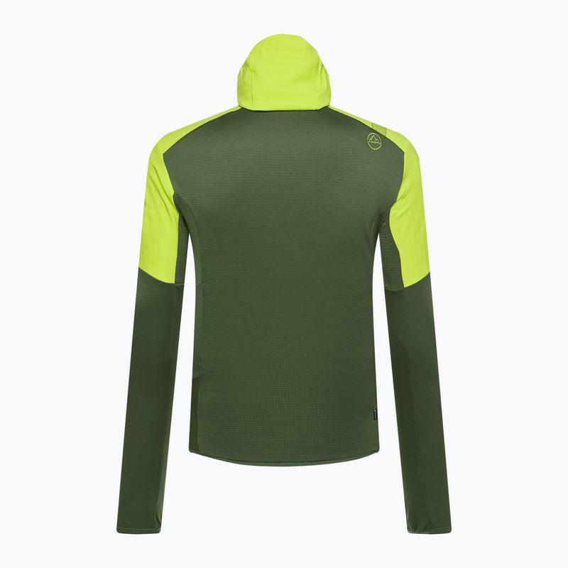 Мъжки потник за трекинг La Sportiva Session Tech Hoody forest/lime punch 7