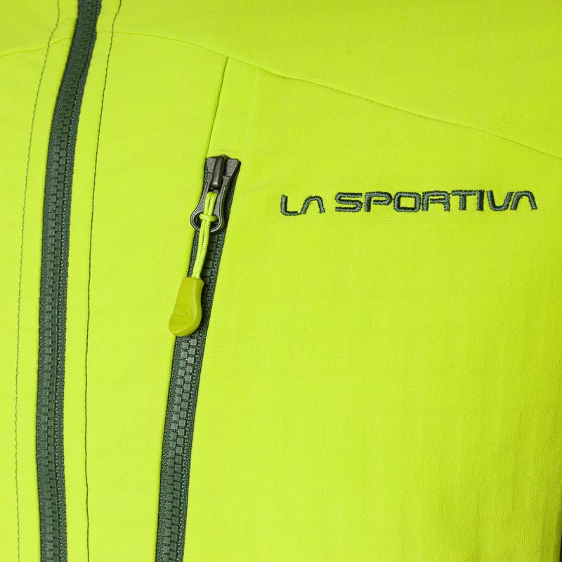 Мъжки потник за трекинг La Sportiva Session Tech Hoody forest/lime punch 8