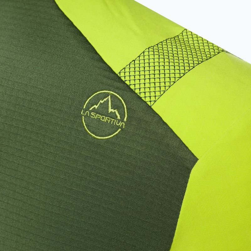 Мъжки потник за трекинг La Sportiva Session Tech Hoody forest/lime punch 11