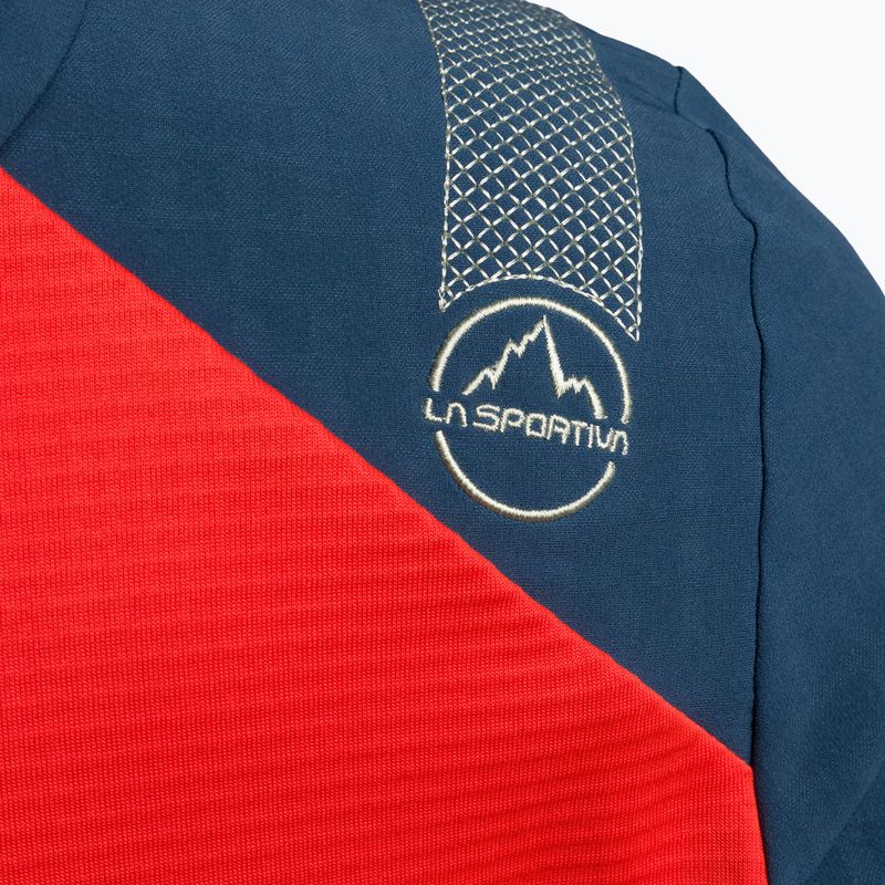 Дамски потник La Sportiva Session Tech Hoody storm blue/cherry tomato trekking sweatshirt 4