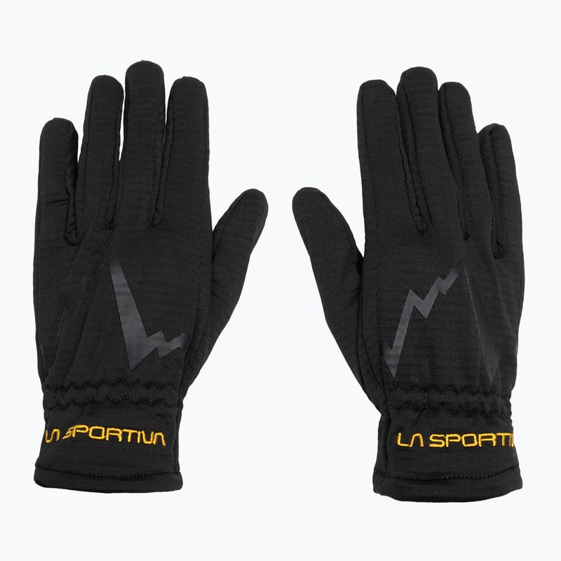 Трекинг ръкавици La Sportiva Stretch black/yellow 2