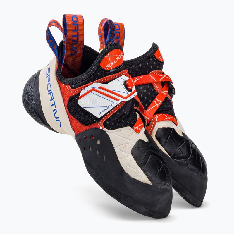 Дамска обувка за катерене Solution white/lily orange на La Sportiva 4