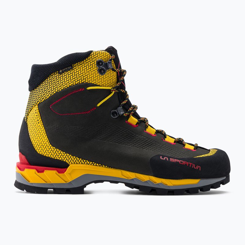 Мъжки планински обувки La Sportiva Trango Tech Leather GTX black/yellow 2