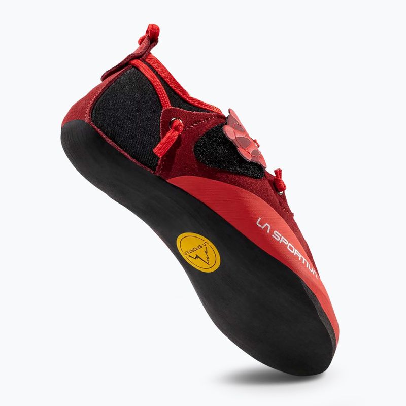Детска обувка за катерене La Sportiva Stickit chili/ poppy 11