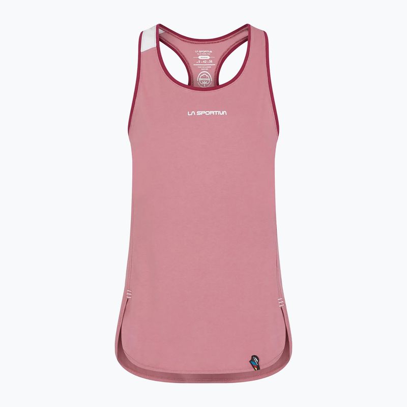 Дамска тениска за катерене La Sportiva Fiona Tank pink O41405405