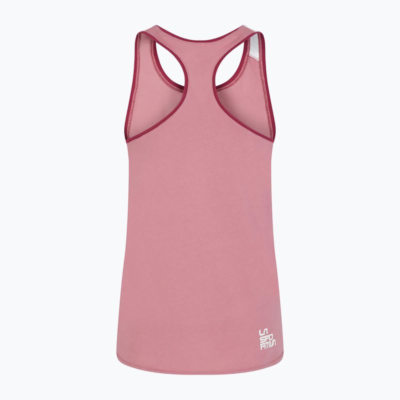 Дамска тениска за катерене La Sportiva Fiona Tank pink O41405405 2
