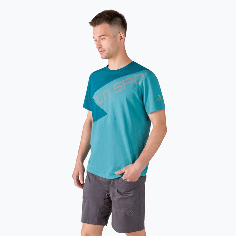 Мъжка тениска за катерене La Sportiva Float blue N00624623